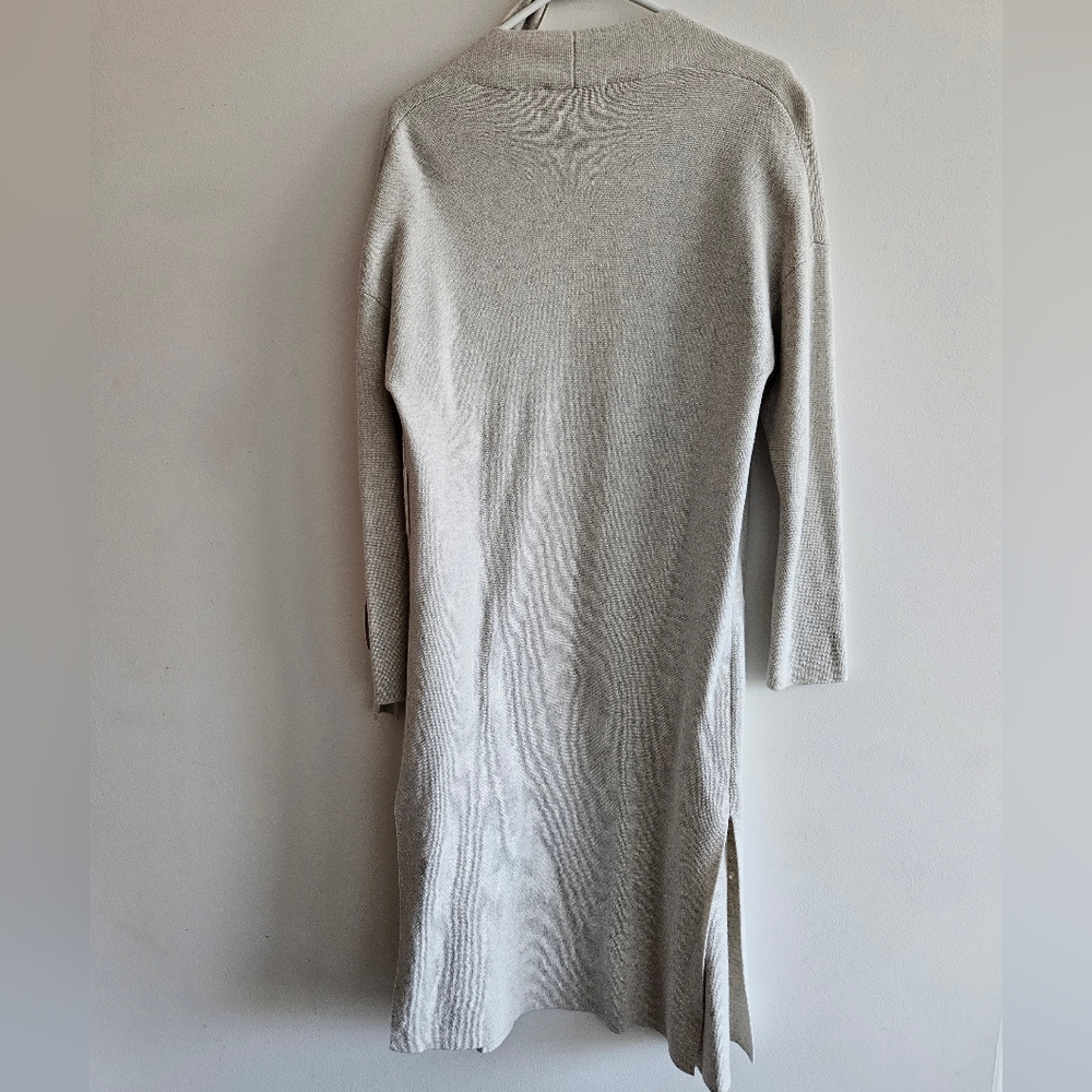 Wilfred Belize Long Knit Cardigan in Light Gray - Picture 5 of 12